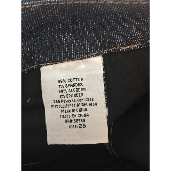 See Thru Soul wide leg blue jeans size 25 - Picture 8 of 9